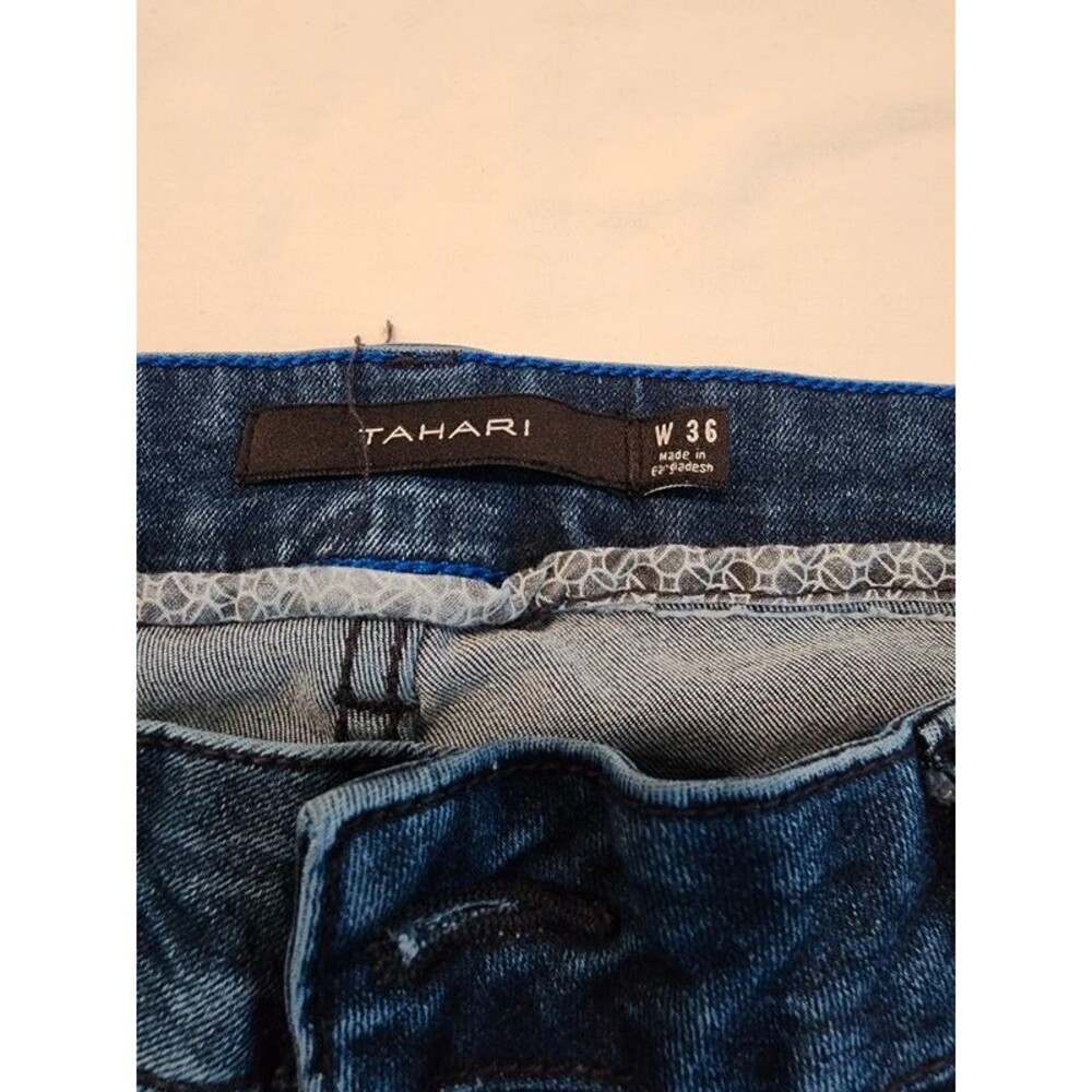Tahari straight leg jeans